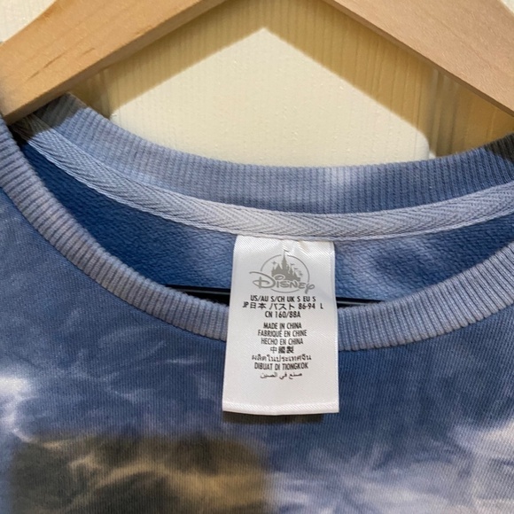 Lilo & Stitch-Disney- Blue Tie Dyed Sweatshirt-‎ Small - Picture 6 of 6